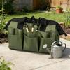 9-Piece Garden Tool Storage Apron with Multiple Pockets Gardener Apron for Gardening In Flower Beds Vegetable Patches