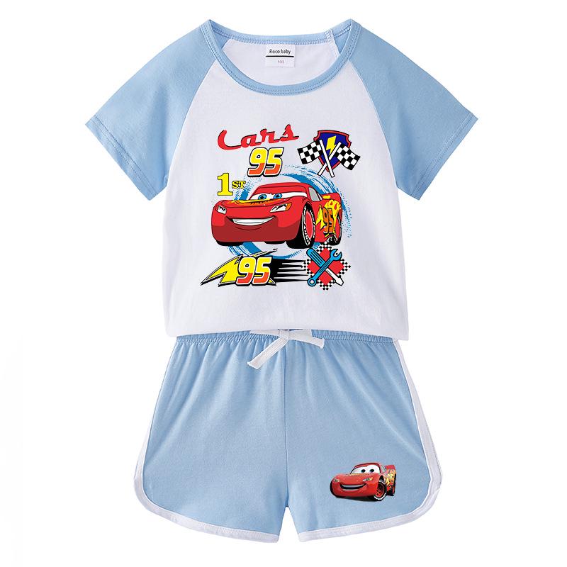 2025 Kids' Summer Outfit: Boys and Girls T-shirt & Shorts Set