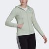 Adidas Essentials Letter Logo Print Hoodie Women Hoodie Green HK9662