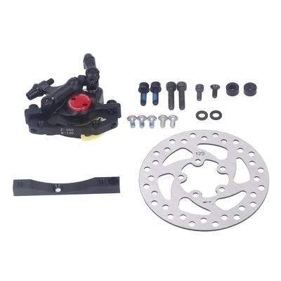 Kit Freno a Disco Idraulico per Monopattino Elettrico Disco Freno da 120mm Kit Pinza Freno per Xiaomi M365 Pro Pro 2