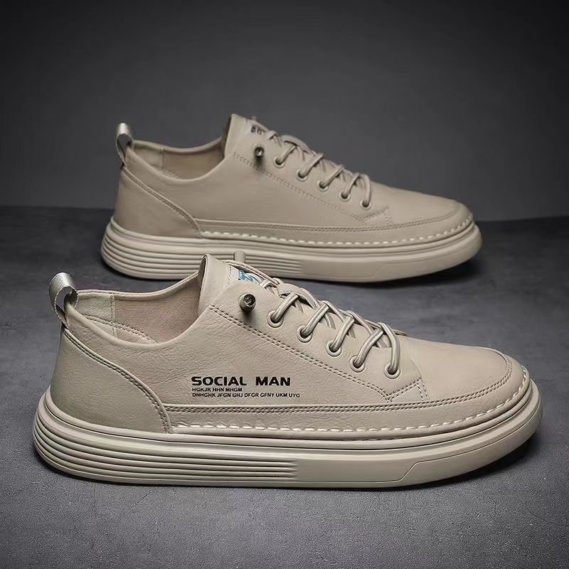 

Men s shoes 2025 new business men s casual leather shoes men s fashion thin versatile lazy one-pedal board shoes 39