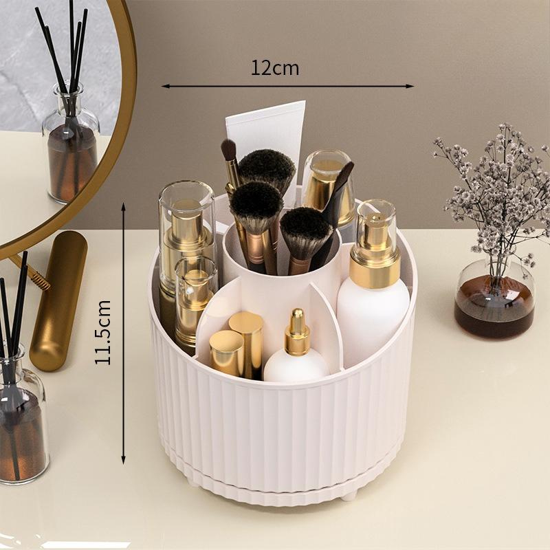 Desktop Rotating Pen Holder, Cosmetics Storage Box, Lipstick, Eye Shadow, Eyebrow Pen Holder, Dressing Table, Makeup Brush Bucket, Storage Rack