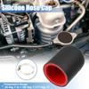 Universal Silicone Coolant Cap Intake Vacuum Hose End Plug 38mm 1.50" ID Car Coolant Heater Bypass Vacuum Water Port Silicone Black