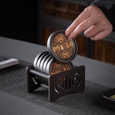 Podstawka pod herbatę Kung Fu Izolacja cieplna Styl chiński Ochrona przed oparzeniami Podstawka pod herbatę Przechowywanie w gospodarstwie domowym Mata Podkładka Podstawka Akcesoria