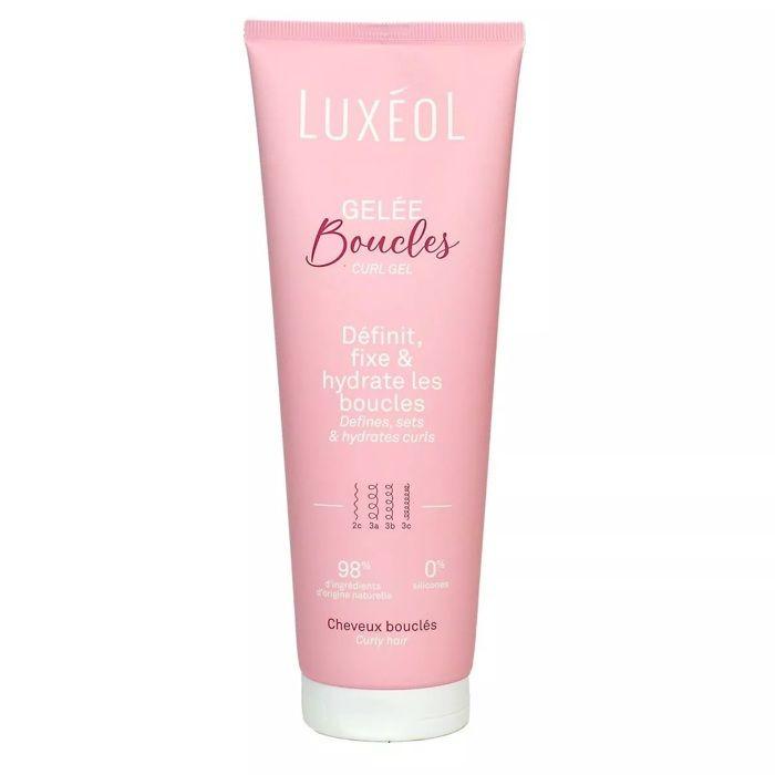 Gel coiffant - Luxéol Gelée Boucles 2C-3C - Définition et fixation - Hydratation naturelle - Cheveux bouclés/frisés