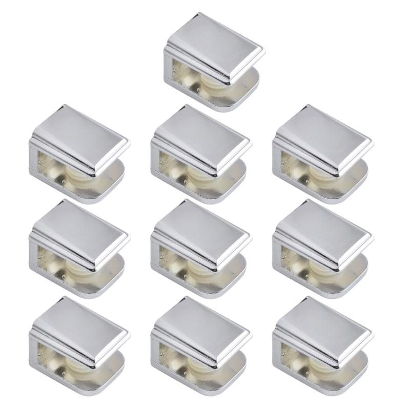 Modern Metal Glass Clips Multipurpose Glass Brackets Multifunction  Metal Glass Fixtures for DIY Projects & Retail Displays