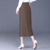 Women's Irregular Slit Pencil Skirt for Spring & Autumn – New Style Professional Straight Skirt