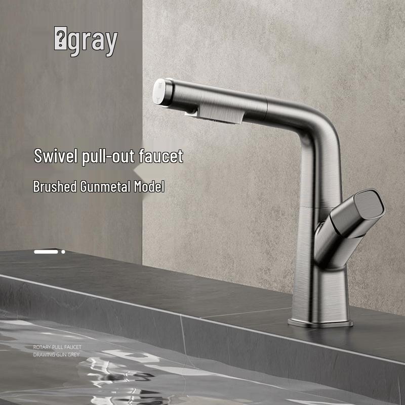TLXT Liftable Pull-Out Basin Faucet