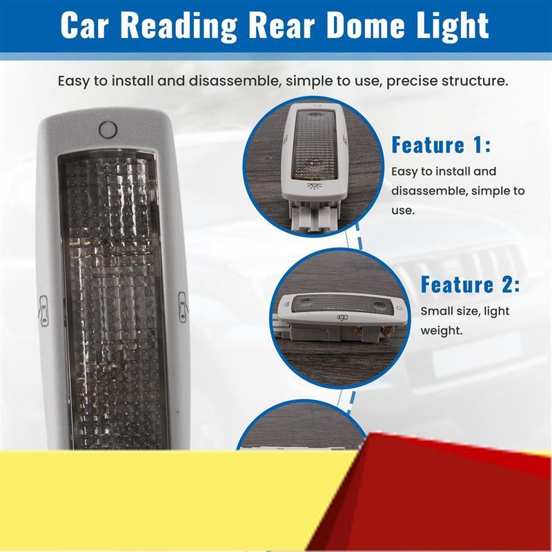Car After Reading Map Dome Light 3B0947291 B For Golf Passat Tiguan Caddy Skoda-M53K