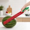 Coltello per anguria con fodero, Coltello da pane seghettato per torta, formaggio, pasticceria, Tagliafrutta in acciaio inossidabile per cucina
