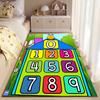 Number House with Cute Bee Suitable As a Non-slip Mat for the Living Room or Bedroom Sofa
