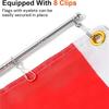 ABBP-Telescopic 3 Meter Flag Pole, Handheld Retractable Flagstick Featuring 4 Clips, Anti-Slip Handle For Camping Guide Events
