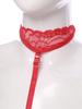 Damen 1/4 Cup Push-Up Ungefütterter Spitzen-BH Bügel-Balkonett-BH-Top Weiche Brustpolster Choker