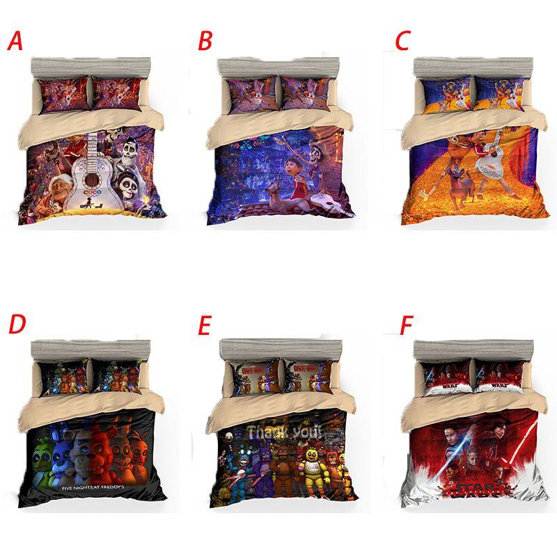 Captivating 3d Five Nights At Freddy's Bedding Set Featuring Soft Duvet Cover And Pillowcases