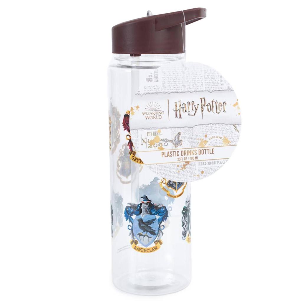 Harry Potter House Crests Plastic Water Bottle