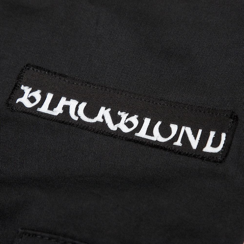 BLACKBLOND Vividi Hidden Guts Logo Wide Cargo Pants (Black)