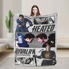 Heated Rivalry Blanket Velvet All Season Multi-function Ultra-Soft Throw Blanket for Sofa Bedroom Quilt