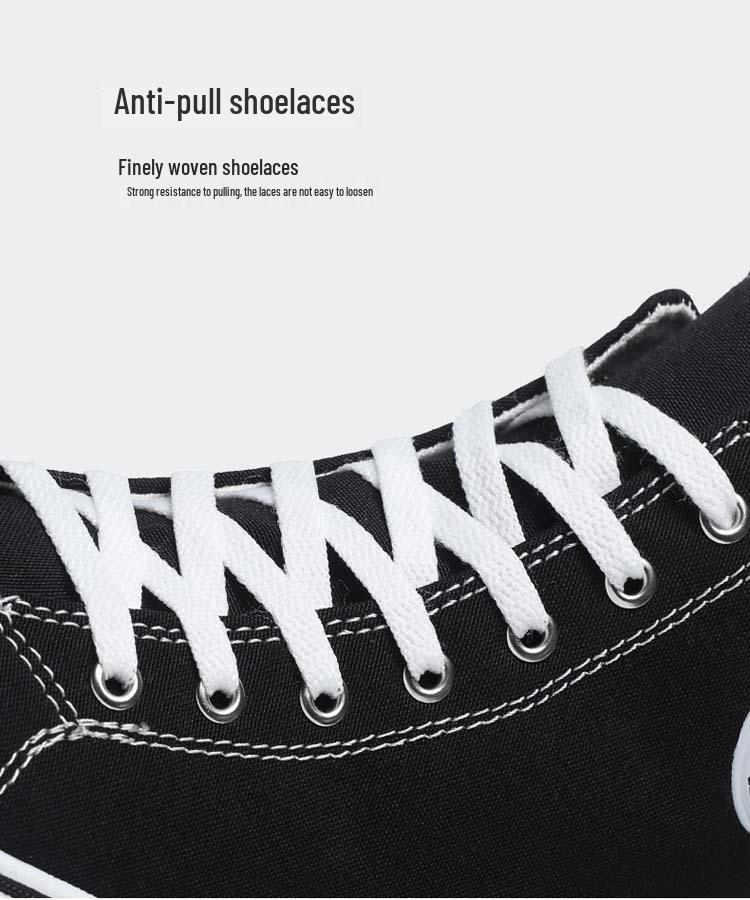 Men's Harajuku-Style High-Top Canvas Shoes: Trendy, Comfortable Casual Footwear for Teenagers and Students