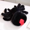 Simulation Black Spider Doll Stuffed Animals Friend Pillow Crawling Pet Plush Cute Jumping Toy Llifelike Gift for Kids Home Deco