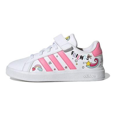 Disney x Grand Court J Adidași Copii Minnie Mouse Alb Alb-Nor Alb Roz-Fericit GY6629