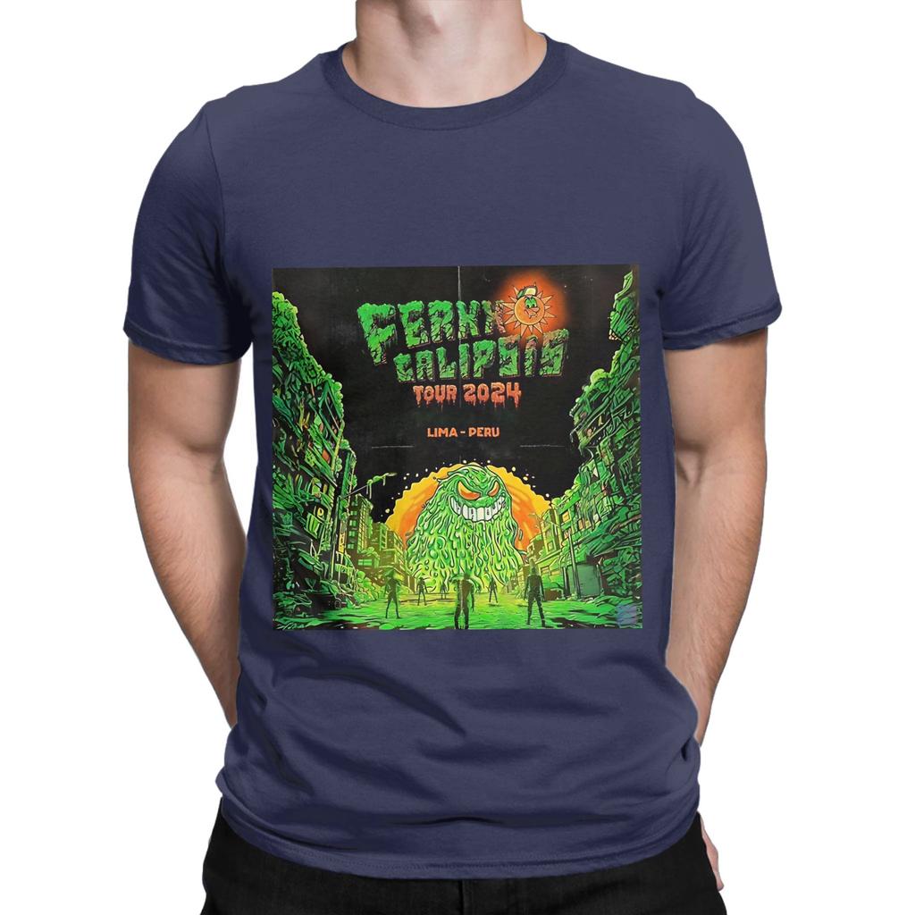 Ferxxocalipsis World Tour Feid By Pintiita Tour Ferxxo Collage Feid Sticker Novelty 100 Cotton TShirt Feid Tops Tees For Unisex