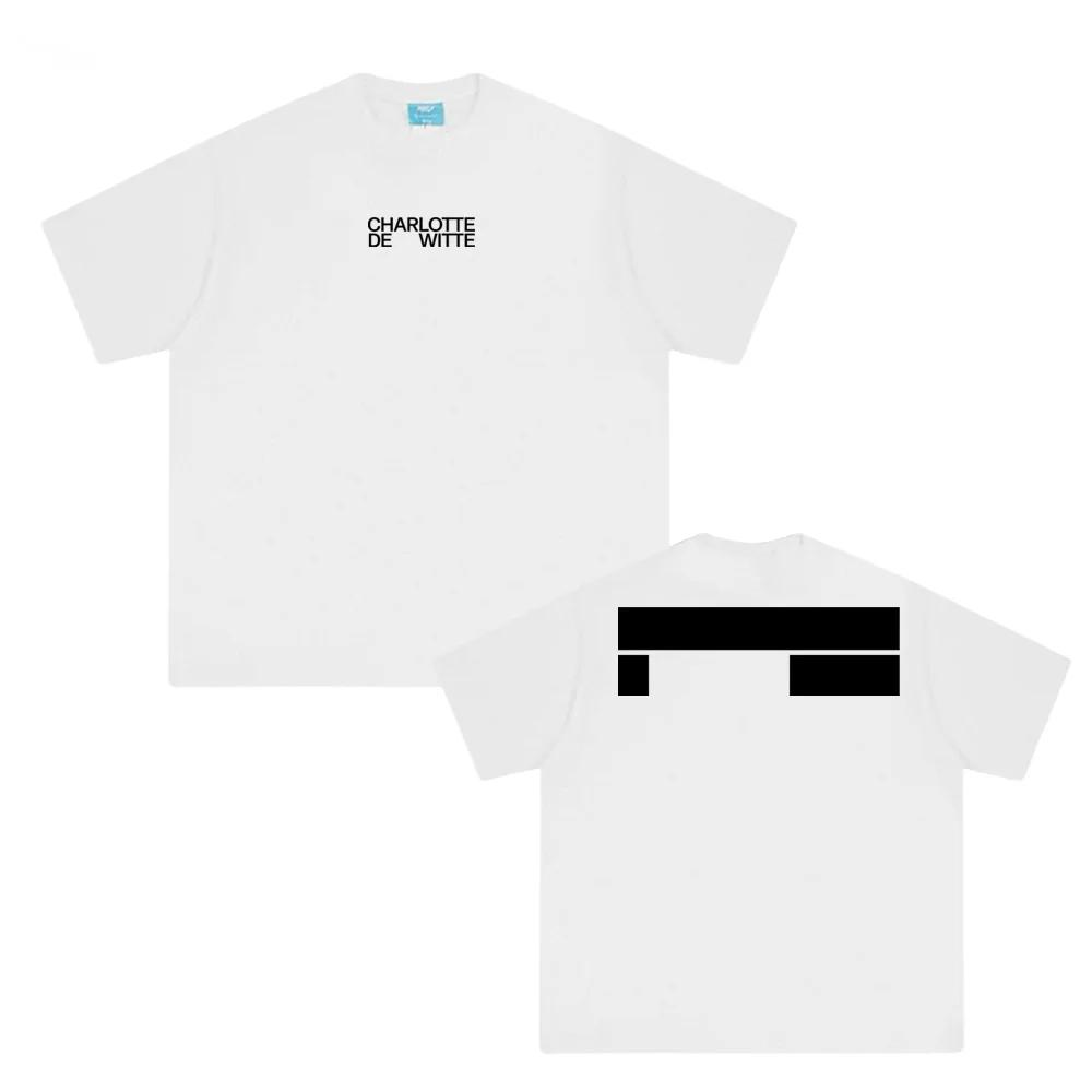 

Summer 100%Cotton T Shirt CDW-LOGOTEE-BACK Hip Hop charlotte de witte Same As Official Website High Quality 100%Cotton Tee-shirt 5XL різнокольоровий