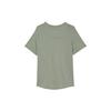 Nike One Relaxed Dri-FIT Casual Training Quick-Dry Knitted T-Shirt Women Tops Light-Army-Green Black FN2815320