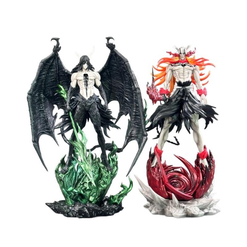 Bleach 30cm Large Statue Ulquiorra Schiffer 2.0 Black Wing Kurosaki Ichigo 3.0 Vasto Lorde GK Statue Collectible Anime Figure