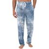 Pantaloni casual da uomo in maglia con stampa alla moda e tasca, pantaloni da pigiama
