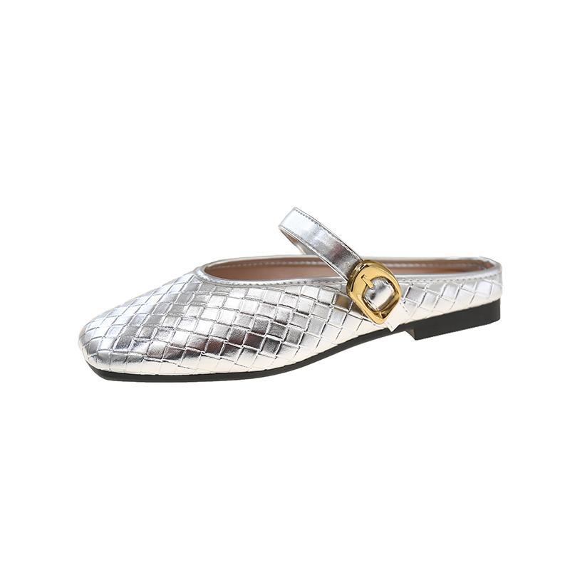 Fashion New Women Flats Autumn Square Toe Mary Jane Shoes Low Heels Designer Ballet Flats Sneakers Women Comfortable Elegant Loafers