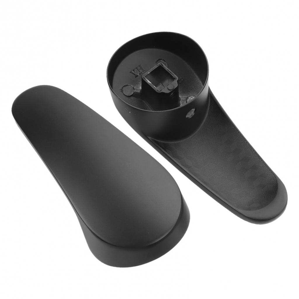 2 Stück Schwarze Zinklegierung Wasserhahn Griff Ersatz für Küche und Badezimmer