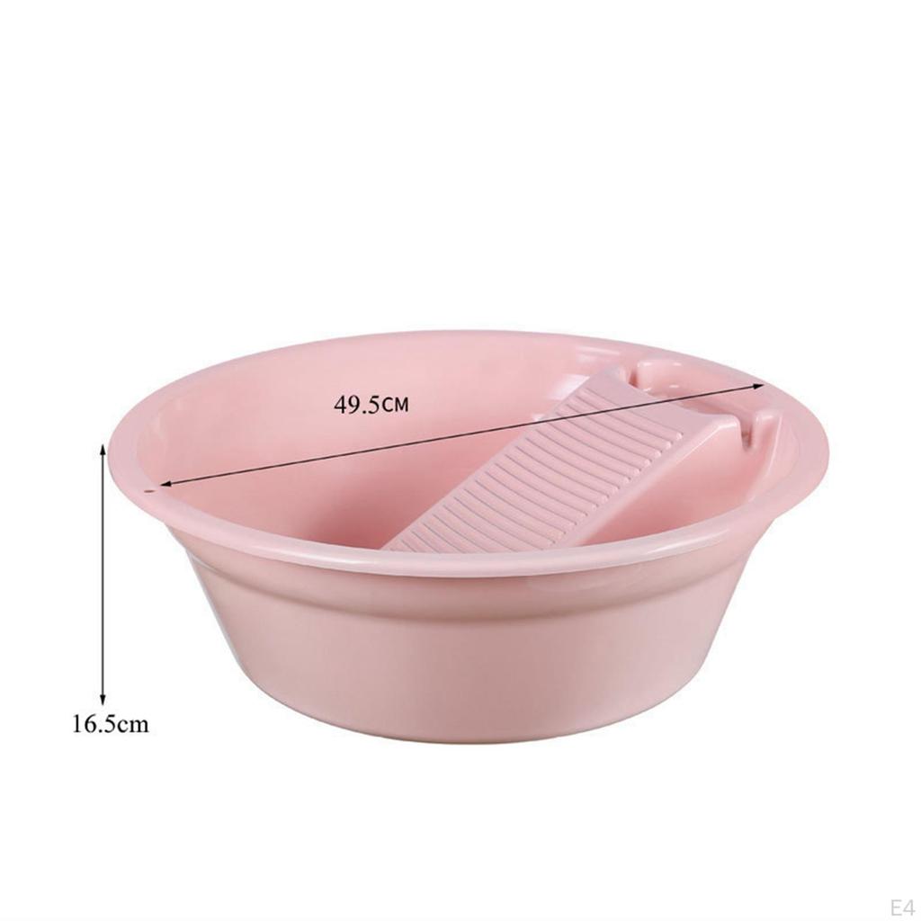 Washboard Basin Clothes Hand Wash Board Sturdy Convenient Lightweight Portable Laundry for