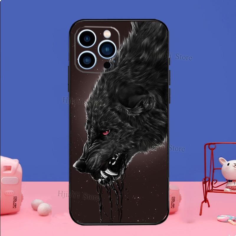 Il Lupo Cassa Del Telefono Per il iPhone Samsung Galaxy Redmi Xiaomi Oppo OnePlus Nota SA 7 8 9 10 11 12 13 14 20 21 22 23 53 54 Pro Max Plus Ultra Molle di TPU