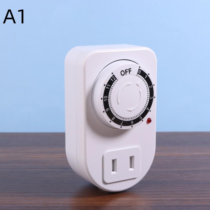 New 12/24 Hours Cyclic Timer Switch Kitchen Timer Outlet Loop Universal Timing Socket Mechanical Timer