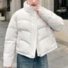 Fashion Winter Woman Short Parkas Stand Collar Loose Women's Coat Thick Warm Jackets