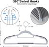 10 PCS Anti Slip Dry and Wet Clothes Hanger, Home Clothes Hanger, Wardrobe Support, Bedroom, Thickened Clothes Hanger