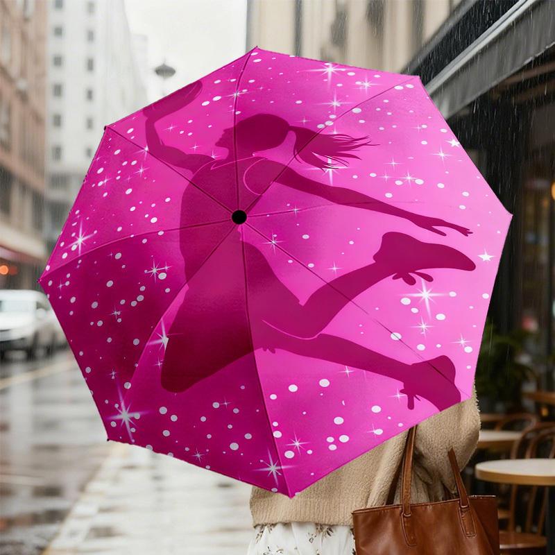 1pc Basketball Player Pattern Umbrella Design Automatic Opening and Closing Umbrella, High-quality Travel Umbrella,  C1128252