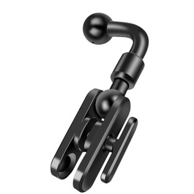 Aluminum Car Vent Extension Poles Mount 17mm Ball Adapter for Phone Holders Locking Mechanism Secures Navigation Devices