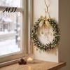 Fun Bead Projects for All Ages Beaded Christmas Wreath DIY Kit, Holiday Craft Kit with Colorful Beads Decorative & Ornament Charms, Seasonal