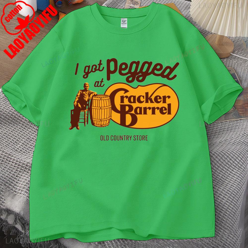 Ich wurde bei Cracker Barrel Old Country Store festgenagelt Persönlichkeits-T-Shirt Vintage Cracker Barrel T-Shirt Vintage Shirt Sarkastisches T-Shirt