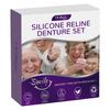 Silicone Reline Denture Set Denture Repair Kit Wear-Resistant Fake Teeth Kit Non-Toxic Denture Silicone Liners for Men and Women