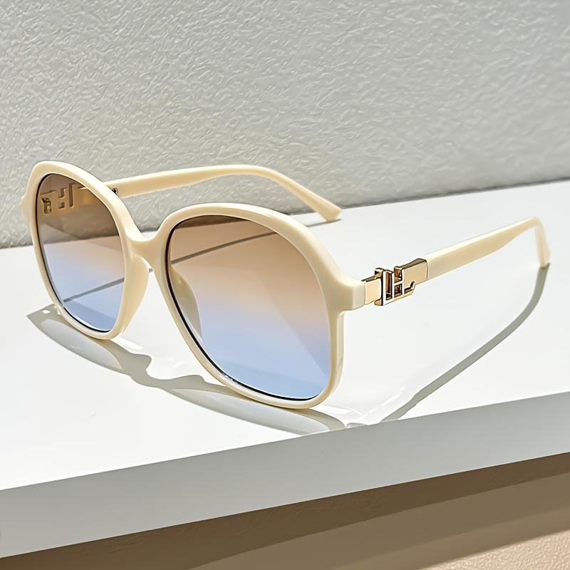 Fable Men's Large Frame Sunglasses For Wo Retro Fashion Gradient Lenses Outdoor Travel Driving Beach Essential