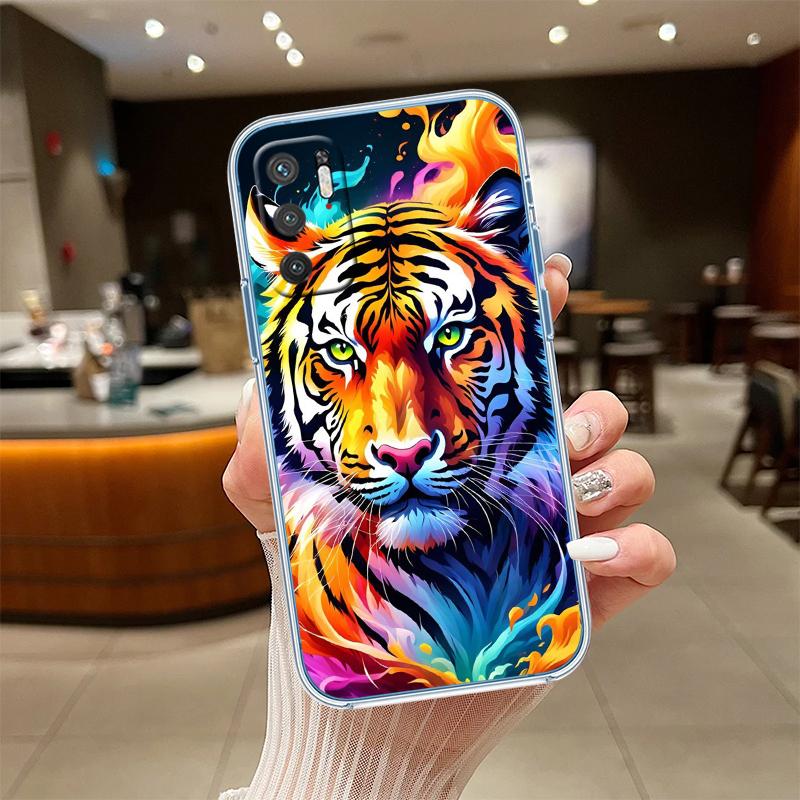 UP5 Animal Tiger Phone Case for LG K22 K30 K40 K40S K41 K42 K50 K50S K51 K51S K52 K61 K62 K71 K92 Q60 Q61 V40 V50 V60