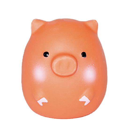 Squeaky Animal Dog Toy Latex Chick Pig Frog Bear Dog Chew Toy Teeth Cleaning Toy for Small Medium Dogs Fetch Training