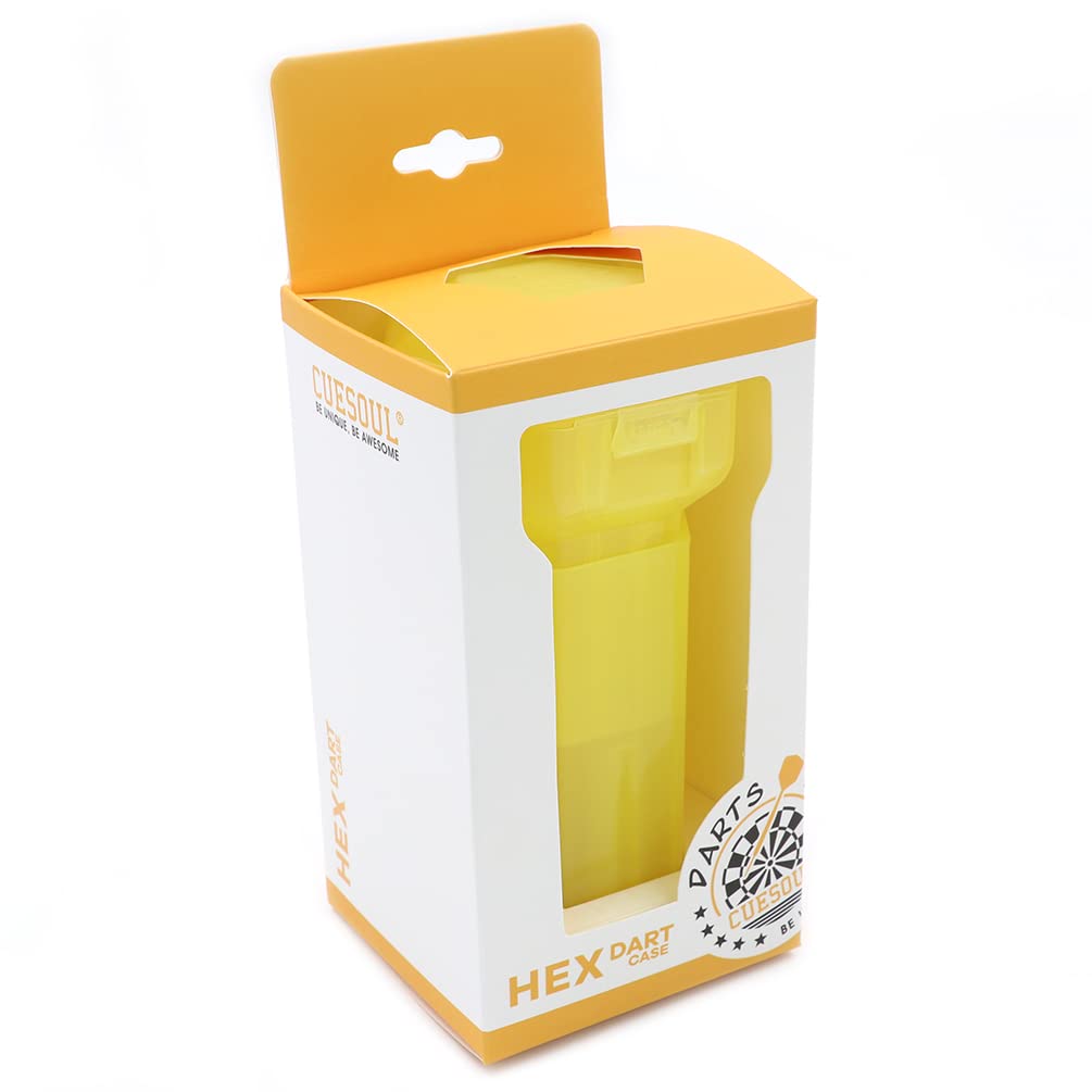 Cuesoul HEX Hexagonal Darts Holds 3 with Stamp Case, Darts, (CSDA-D617-6)