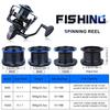 8000-10000 Series Spinning Fishing Reel Ultra Smooth Aluminum Body Max Drag 10KG for Feeder Carp Fishing Reel Pesca