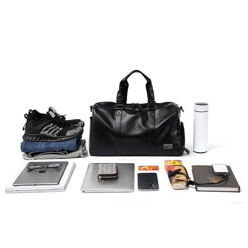 Viney Travel Bag, Gym Bag, Wet And Dry Separation Handbag, Crossbody Bag for Men And Women, Large Capacity Business Trip Luggage Bag, Sports Bag