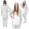 Men's Elephant Pajamas Funny Adult Kigurumi Onesie Warm XL Onesie Costume Grey Elephant - M