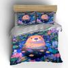Cute Otter Floral Art Decor Bedding Set with 1 Duvet Cover 2 Pillowcases Single Double King Queen, Gift