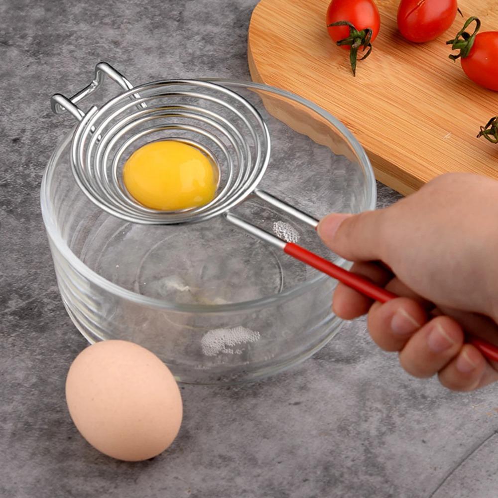 Egg Separator Spiral 304 Stainless Steel With Long Handle
